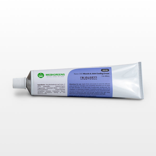 Nano CBD Muscle & Joint Cooling Cream (500mg) – Medigreens